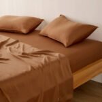 Terracotta Bamboo Bed Sheet - Image 2