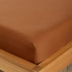 Terracotta Bamboo Bed Sheet - Image 4