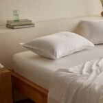 White Bamboo Bed Sheet - Image 2