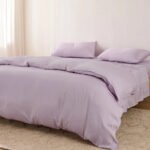 Lilac Bamboo Bed Sheet