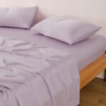 Lilac Bamboo Bed Sheet - Image 2