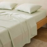 Nina Stripe Bamboo Bed Sheet - Image 2