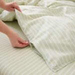 Nina Stripe Bamboo Bed Sheet - Image 4